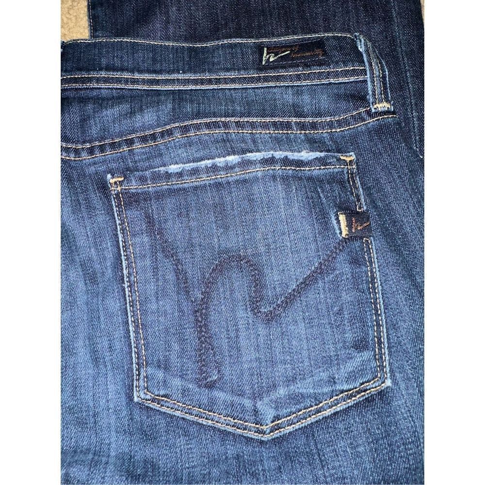 Citizens Of Humanity Blue Flare Leg Jeans - Picture 4 of 8